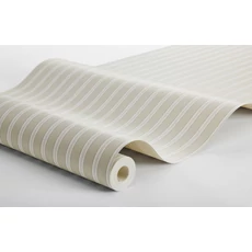Kép 3/3 - Boras Klasszikus csíkos bézs vlies tapéta Pärlrand Beige 53 cm X 10 m