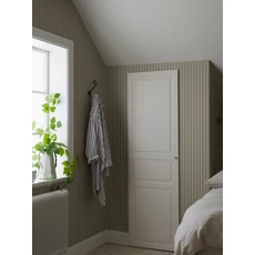 Kép 3/4 - Boras Klasszikus csíkos zöld vlies tapéta Pärlrand Green 53 cm X 10 m