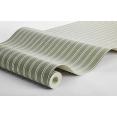 Kép 4/4 - Boras Klasszikus csíkos zöld vlies tapéta Pärlrand Green 53 cm X 10 m