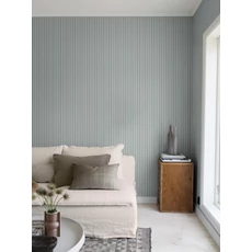 Kép 4/7 - Boras Klasszikus csíkos kék vlies tapéta Pärlrand Blue 53 cm X 10 m