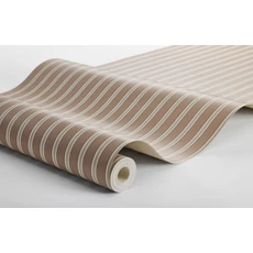 Kép 3/3 - Boras Klasszikus csíkos piros vlies tapéta Pärlrand Red 53 cm X 10 m