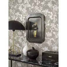 Kép 6/7 - Boras Elegáns magnóliás tóp vlies tapéta Lily Tree Grey 53 cm X 10 m