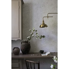 Kép 2/5 - Boras Romantikus levél mintás bézs vlies tapéta Nocturne Beige 53 cm X 10 m