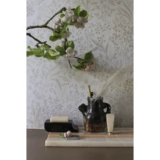 Kép 3/5 - Boras Romantikus levél mintás bézs vlies tapéta Nocturne Beige 53 cm X 10 m