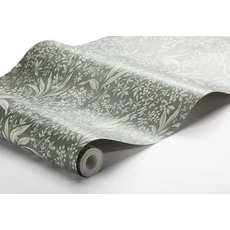 Kép 7/7 - Boras Romantikus levél mintás sötétzöld vlies tapéta Nocturne Green 53 cm X 10 m