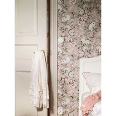 Kép 3/11 - Boras Erdő állatai rózsaszín vlies tapéta Magic Forest Pink 53 cm X 10 m