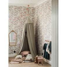 Kép 6/10 - Boras Erdő állatai bézs vlies gyerek tapéta Minou Beige 49 cm X 10 m