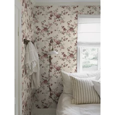 Kép 3/4 - Boras Vintage rózsás bézs vlies tapéta Nomi Beige 53 cm X 10 m