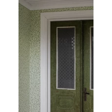 Kép 6/7 - Boras Levél mintás modern zöld vlies tapéta Hazel Green 53 cm X 10 m