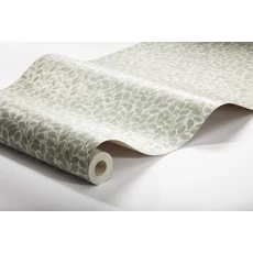 Kép 7/7 - Boras Levél mintás modern zöld vlies tapéta Hazel Green 53 cm X 10 m