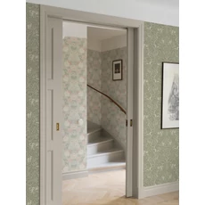 Kép 2/4 - Boras Dália mintás zöld vlies tapéta Dahlia Garden Multi 53 cm X 10 m