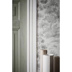 Kép 5/8 - Boras Klasszikus erdő mintás szürke vlies tapéta Countryside Morning Grey 53 cm X 10 m