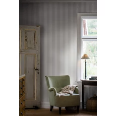 Kép 2/3 - Boras Széles csíkos pasztell szürke vlies tapéta Falsterbo Stripe Grey 53 cm X 10 m