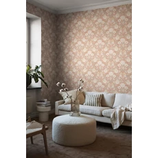 Kép 4/6 - Boras Dália mintás piros vlies tapéta Dahlia Garden Red 53 cm X 10 m