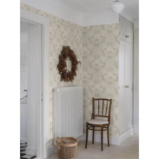 Kép 4/5 - Boras Dália mintás bézs vlies tapéta Dahlia Garden Beige 53 cm X 10 m