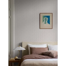 Kép 2/3 - Boras Art Deco fényes fehér vlies tapéta Deco Arch White 53 cm X 10 m