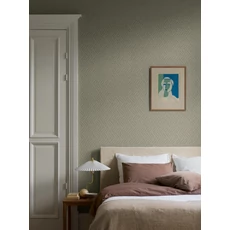 Kép 2/6 - Boras Apró páfrányos elegáns zöld vlies tapéta Little Fern Green 53 cm X 10 m