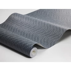 Kép 3/3 - Boras Apró páfrányos elegáns kék vlies tapéta Little Fern Blue 53 cm X 10 m