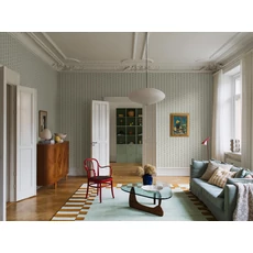 Kép 3/7 - Boras Hullámos skandináv zöld vlies taptéa Flower Buds Green 53 cm X 10 m