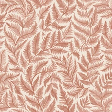 Kép 1/3 - Boras Modern levélmintás piros vlies tapéta Ferns Red 53 cm X 10 m