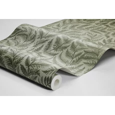 Kép 3/3 - Boras Modern levélmintás zöld vlies tapéta Ferns Green 53 cm X 10 m