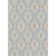 Kép 1/7 - Boras Klasszikus csipke hatású kék vlies tapéta Kvarnholmen Blue 53 cm X 10 m