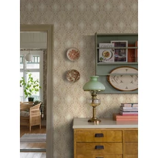 Kép 2/5 - Boras Klasszikus csipke hatású piros vlies tapéta Kvarnholmen Red 53 cm X 10 m