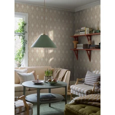 Kép 4/5 - Boras Klasszikus csipke hatású piros vlies tapéta Kvarnholmen Red 53 cm X 10 m