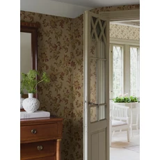 Kép 2/4 - Boras Reneszánsz virágos bézs vlies tapéta Elvira Beige 53 cm X 10 m