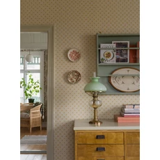 Kép 5/11 - Boras Retro csillagos sárga vlies tapéta Stella Yellow 53 cm X 10 m