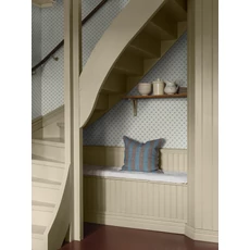 Kép 2/5 - Boras Retro csillagos kék vlies tapéta Stella Blue 53 cm X 10 m