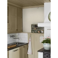 Kép 2/4 - Boras Retro csillagos bézs vlies tapéta Stella Beige 53 cm X 10 m