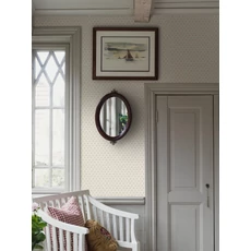 Kép 2/4 - Boras Rácsos skandináv bézs vlies tapéta Svea Beige 53 cm X 10 m