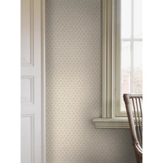 Kép 3/4 - Boras Rácsos skandináv bézs vlies tapéta Svea Beige 53 cm X 10 m