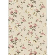 Kép 1/5 - Boras Vintage rózsás bézs vlies tapéta Värmdö Beige 53 cm X 10 m
