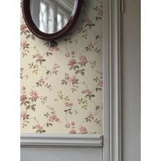 Kép 4/5 - Boras Vintage rózsás bézs vlies tapéta Värmdö Beige 53 cm X 10 m