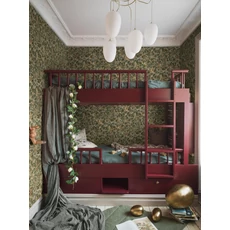 Kép 2/8 - Boras Tündérkés zöld vlies tapéta Fairies Green 53 cm X 10 m