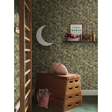 Kép 3/8 - Boras Tündérkés zöld vlies tapéta Fairies Green 53 cm X 10 m