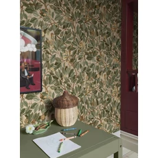 Kép 5/8 - Boras Tündérkés zöld vlies tapéta Fairies Green 53 cm X 10 m