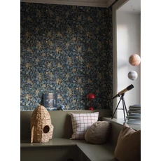 Kép 2/4 - Boras Tündérkés kék vlies tapéta Fairies Blue 53 cm X 10 m