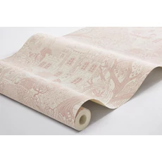 Kép 4/4 - Boras Mese világ rózsaszín vlies tapéta Kingdom of the Willow Pink 53 cm X 10 m