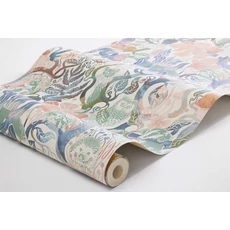 Kép 4/4 - Boras Varázslatos erdő lila vlies gyerek tapéta Magic Woods Multi 53 cm X 10 m