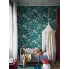 Kép 4/5 - Boras Varázslatos erdő kék vlies gyerek tapéta Magic Woods Blue 53 cm X 10 m