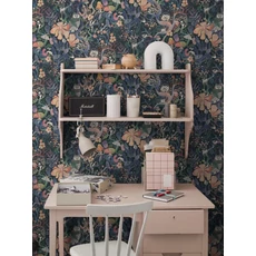 Kép 3/7 - Boras Varázslatos erdő fekete vlies gyerek tapéta Magic Woods Multi 53 cm X 10 m