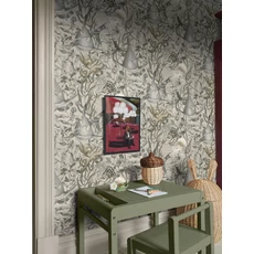 Kép 3/4 - Boras Tengeri világ bézs vlies tapéta Underwater Magic Beige 53 cm X 10 m