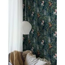 Kép 3/4 - Boras Tengeri világ kék vlies tapéta Underwater Magic Multi 53 cm X 10 m