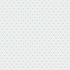 Kép 1/3 - Boras Skandináv apró rácsos fehér vlies tapéta Windrose White 53 cm X 10 m