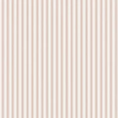 Kép 1/3 - Boras Keskeny csíkos klasszikus piros Aspö Stripe Red 53 cm X 10 m