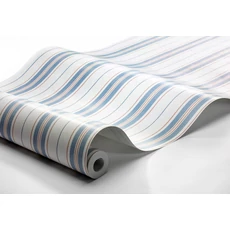 Kép 2/3 - Boras Csíkos kék vlies tapéta Hamnskär Stripe Blue 53 cm X 10 m