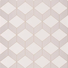 Kép 1/3 - Casadeco Geometriai mintás modern szürkés barna vlies tapéta 1930 Metro Taupe 53 cm X 10 m